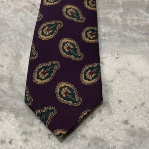 NWOT J. Crew Purple Paisley Tie